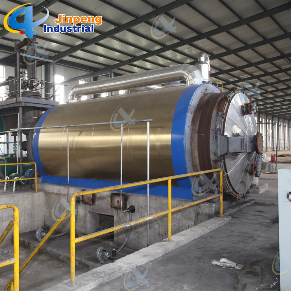 Pyrolysis of Plastic Smoke Scrubbers Rubber to Energy