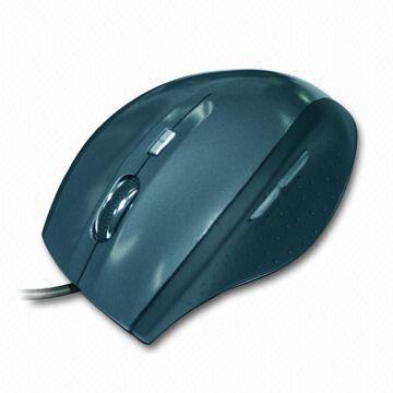 6-button Wired Optical/Laser Mouse with Zoom-in and Zoom-out Functions