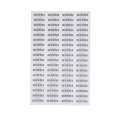 A4 sized white medical prescription barcode
