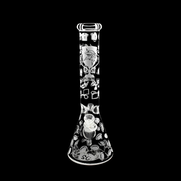 Thiết kế mới, cốc 15 inch hookah shisha khô hãng thuốc lá thủy tinh hút thuốc với bát và chỉ