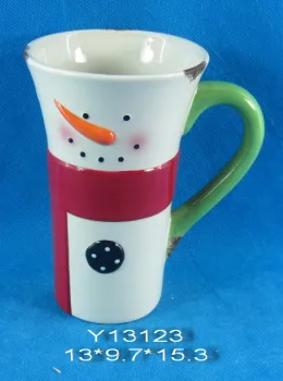 5.6", 4.7" Snowman cup