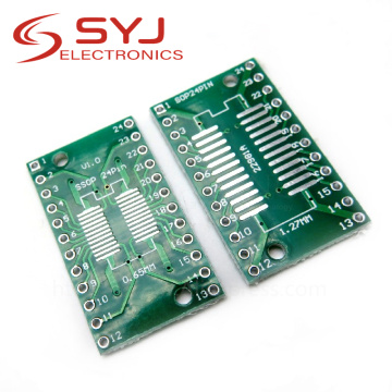 10pcs/lot SOP24 SSOP24 TSSOP24 SMD adapter board DIP switch DIP adapter plate T02 In Stock