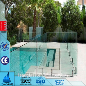 12mm Swimming Pool Tempered Glass Fence Panels Price
