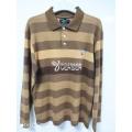 Polo de manga larga para hombre YD Stripe Jersey