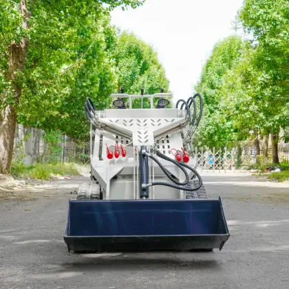 Small mini skid steer loader construction equipment