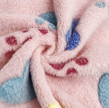 Love Animal Mode Motch Coral Fleece Tessuto per pigiami accoglienti