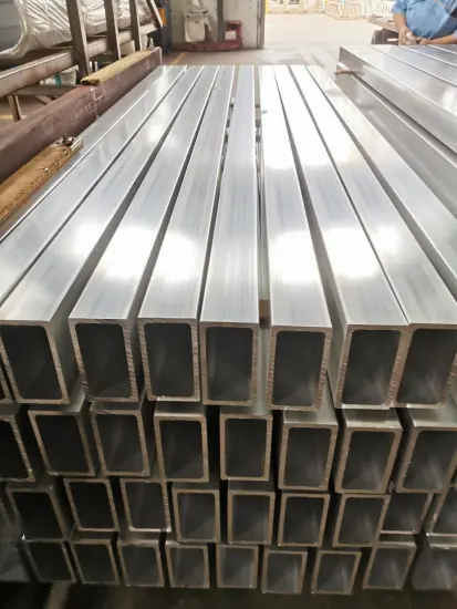 Mill Finish 6000 square tube aluminum profiles