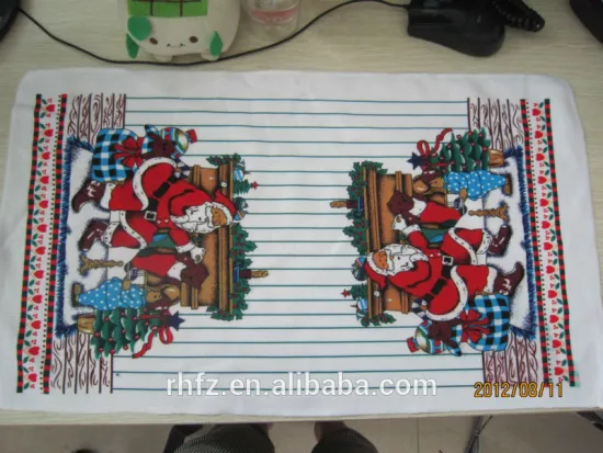 customized Christmas Tea Towel, decorative kitchen towels