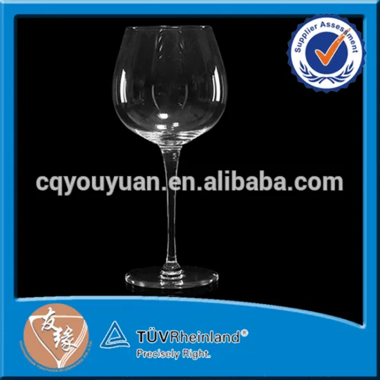 625ML High Quality Wholesale Wine Glasses Long Stem Wine Glasses Custom