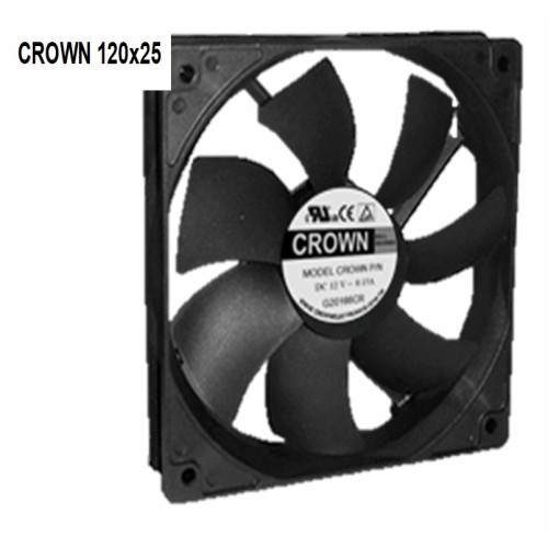 120x25 Server DC Fan A8 Chemikalien