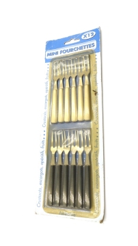 nice PP handle stainless steel fruit fork