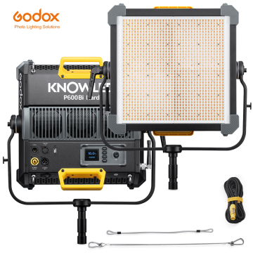 Pannello Luce a LED HARD GODOX P600BI-650W, 2800-6500K Luce da studio professionale per illuminazione a spazi grandi