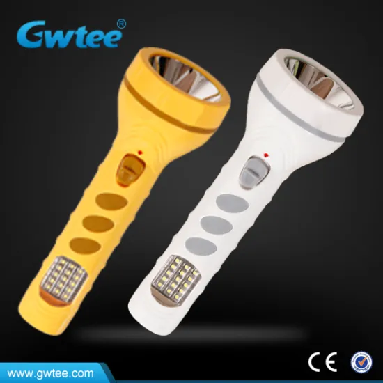 Mini rechargeable led flashlight with side light