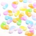 100pcs Gradient Color Resin Cloud Flatback Cabochon Miniature Art DIY Scrapbooking Hair Bow Center