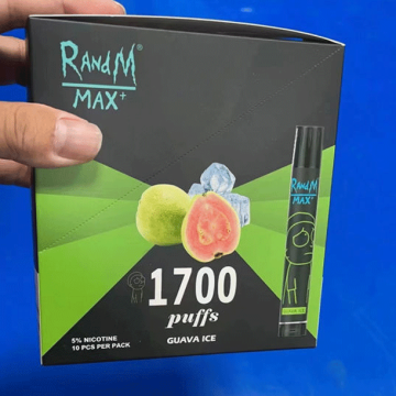 Randm Max 1700 Puffs Plus 6ml E-Juice Flavor
