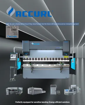 Accurl 4-Axis Hydraulic CNC Press Brake for Metal Sheet Bending
