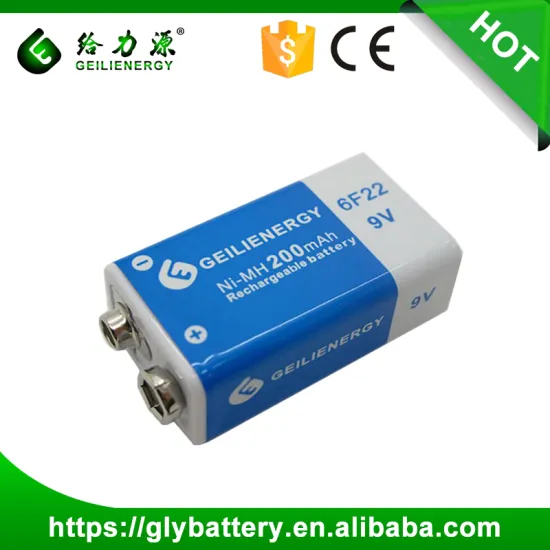 Ni-MH Battery 6F22 9V 200mAh Ni-Mh Rechargeable Battery For Digital Camera