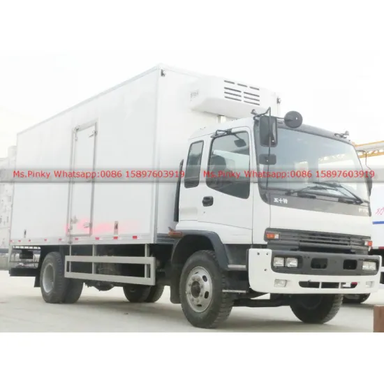 Japanese brand Qing ling FTR Refrigerator Car Freezer Truck Refrigerator Van 36cbm  Export to Rwanda 0086 15897603919