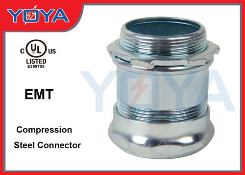 Electrical Compression Galvanized Steel Electrical Compression Connector For Indoors, High ...