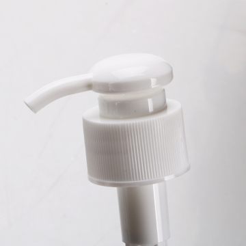 Neck White PP Cosmetic Plastic Shower Gel Dispenser Makeup Cream Pump