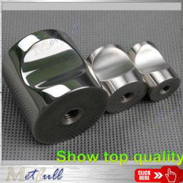 Round Single Sided Shower Glass Solid Knob
