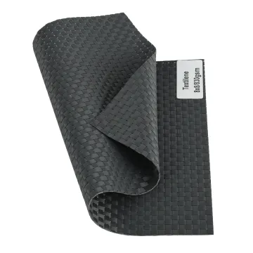 Black 8x8 Textile Mesh Weave Fabric: Vinyl-Coated Mesh Fabric for Outdoor Furniture and Chairs