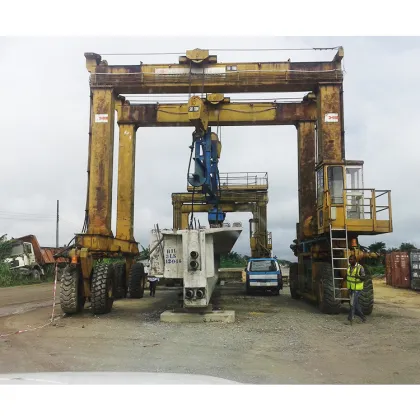 Hydraulic Gantry Cranes: 50T, 60T, 120T Rubber Tyre Gantry Cranes
