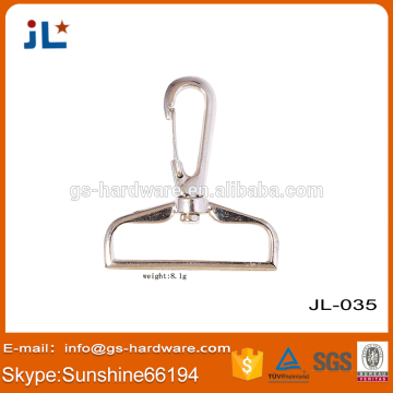 metal snap hook with key ring,spring hook key ring,JL-035