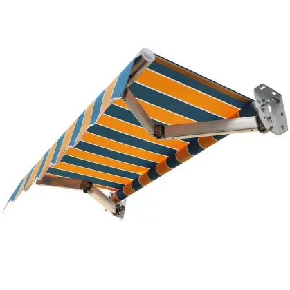 Folding Arm Sunshade Aluminum Outdoor Retractable Awnings for Patio and Balcony