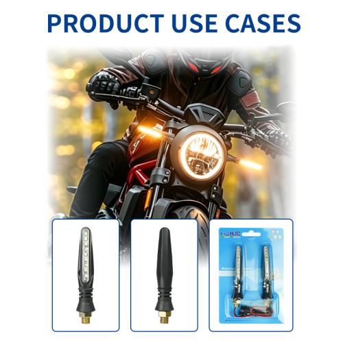 LiuHJG Universal IP67 9 LED Motorcycle Rear Indicator Blinker Turn signal Lights for Motorbike