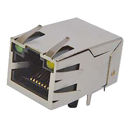 RJ45 Jack ekranowany LED EMI