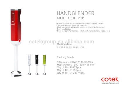 home appliance Dots design 550W powerful hand blender with S/S hand blender parts/ cixi hand blender