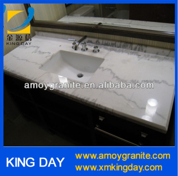 China Carrara white marble vanity tops (Factory Directly)