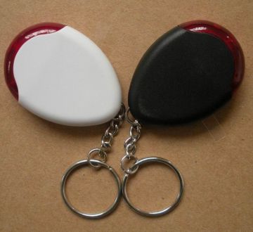Promotion Gifts Portable Mini Electronic Key Finder Keychain Flashlight With Whistle