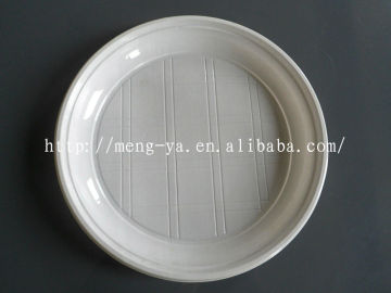 Disposable plastic plate for dinner