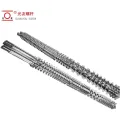 Bimetallic screw at bariles para sa makinarya ng plastik na extruder
