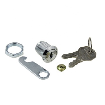 Custom tubular post lock cabinet cylinder cam lock