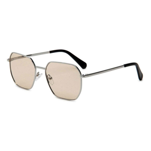 Mellume Geometric Polygonal Metal Polarized Sunglasses Wholesale