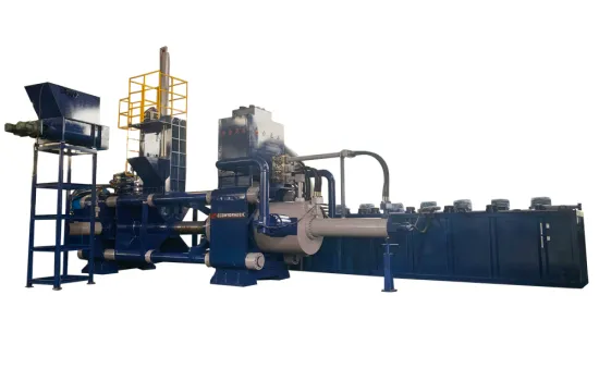 Horizontal Steel Scrap Chips Dust Briquetting Machine