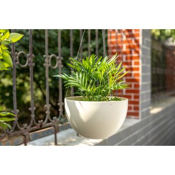 Cesta de flores colgante de fácil instalación