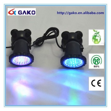 RGB ledde undervattensljus Aquarium Garden Lamps