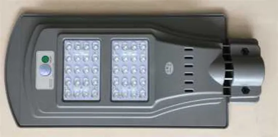 All In One LED solar street light installation