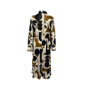 Ladies Belt Shirt Long Sleeve Dress