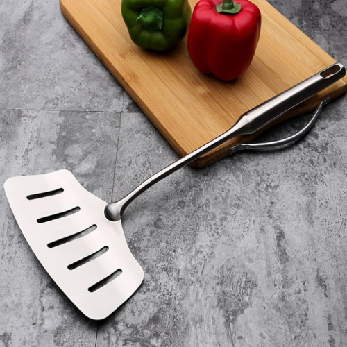 Spatule en acier inoxydable 304 Pelle à frire en gros