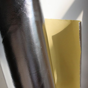 Aluminium-foil composite aluminium-aramid cloth fabric