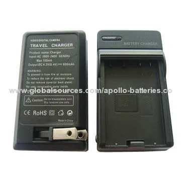 Camera Rechargeable Battery Charger for Canon LP-E6, 4.2V/600mAh