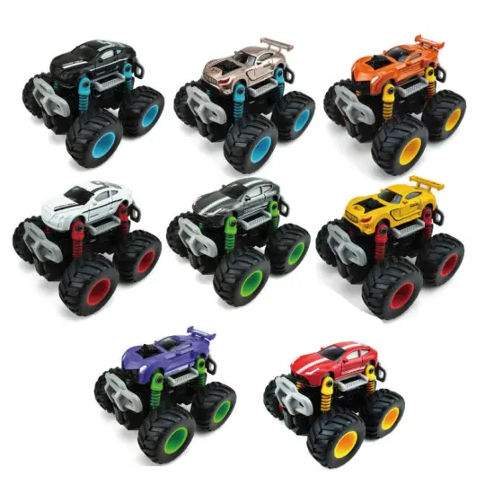 IN STOCK: Mini Big Wheels Alloy Car - Double Inertia SUV Sliding Monster Toy Cars