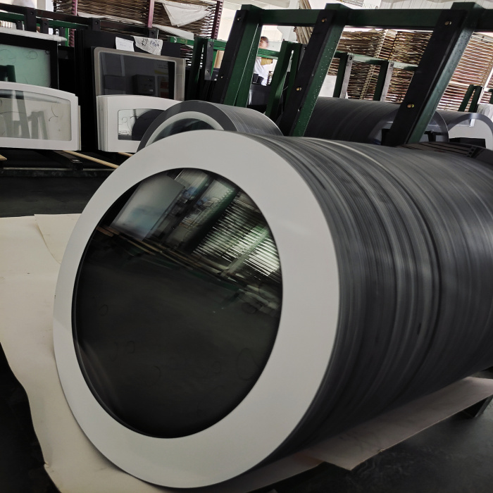 Vidro temperado de cor cinza para casa