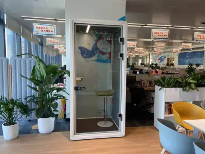 Custom Made Acoustical Soundproof Office Pods & Phone Booths