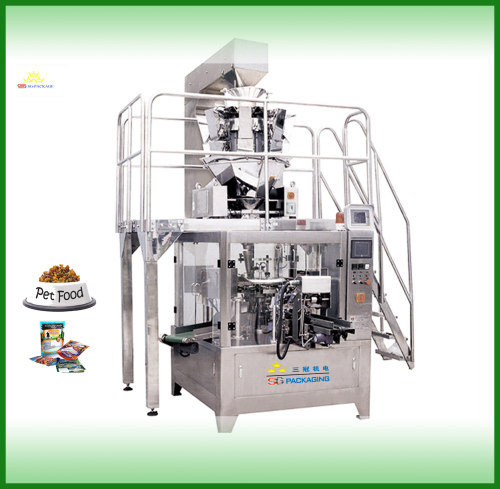 Pet Food Rotary Weighing & Packaging Machine for Open Mouth Bag